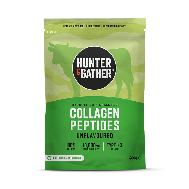 Hunter & Gather unflavoured bovine collagen peptides 400g, UK version