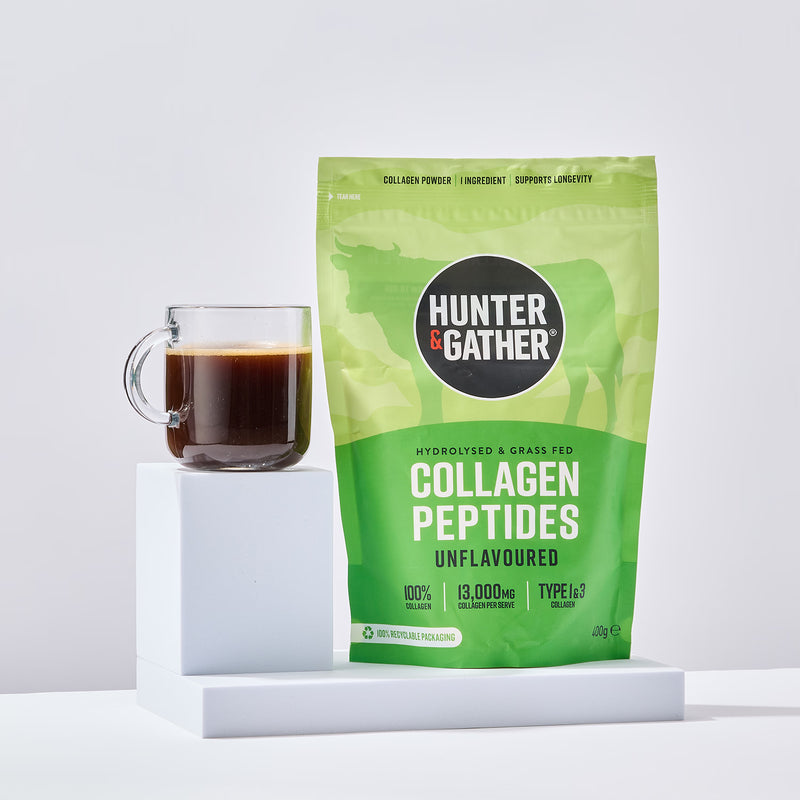 Hunter & Gather unflavoured bovine collagen peptides 400g, UK version