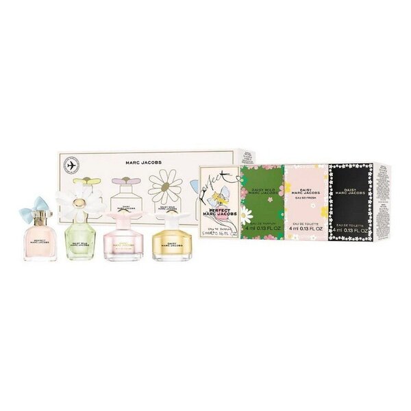 Marc Jacobs fragrance mini set travel sizes (British brand)