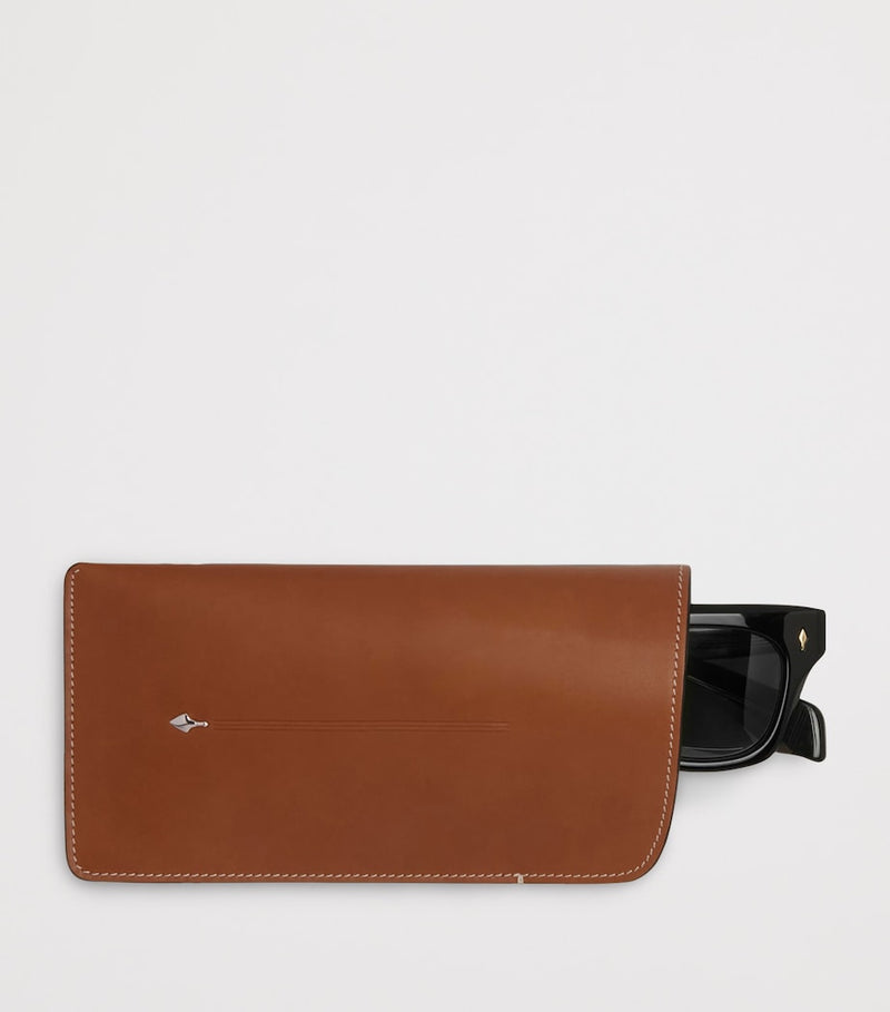 Jacques Marie Mage Circa leather sunglasses slip case, imported from the UK