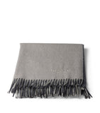Prada wool-cashmere two-tone throw 185cm x 145cm, imported from the UK