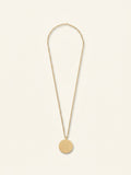 Dior gold-plated pendant necklace with logo, 87cm - British product