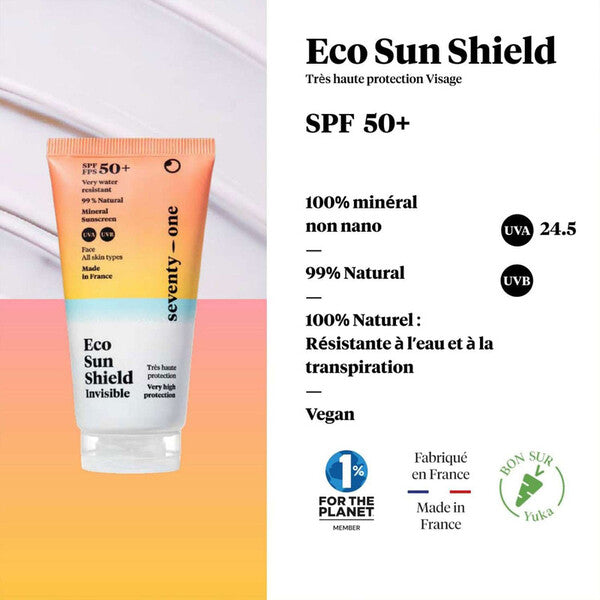 SeventyOne Sun Shield INVISIBLE SPF 50+ 50ml (British brand)