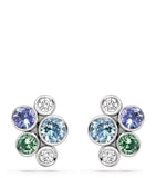 Boodles Raindance watercolour cluster stud earrings (British brand)
