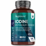 Superdrug WeightWorld Iodine Tablets 400mcg Dietary Supplement 365 Vegan Tablets- Buy online at McGrocer