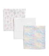 Harrods aden + anais Above The Clouds Musy Squares Baby Muslin Cloths (Pack of 3)- Buy online at McGrocer