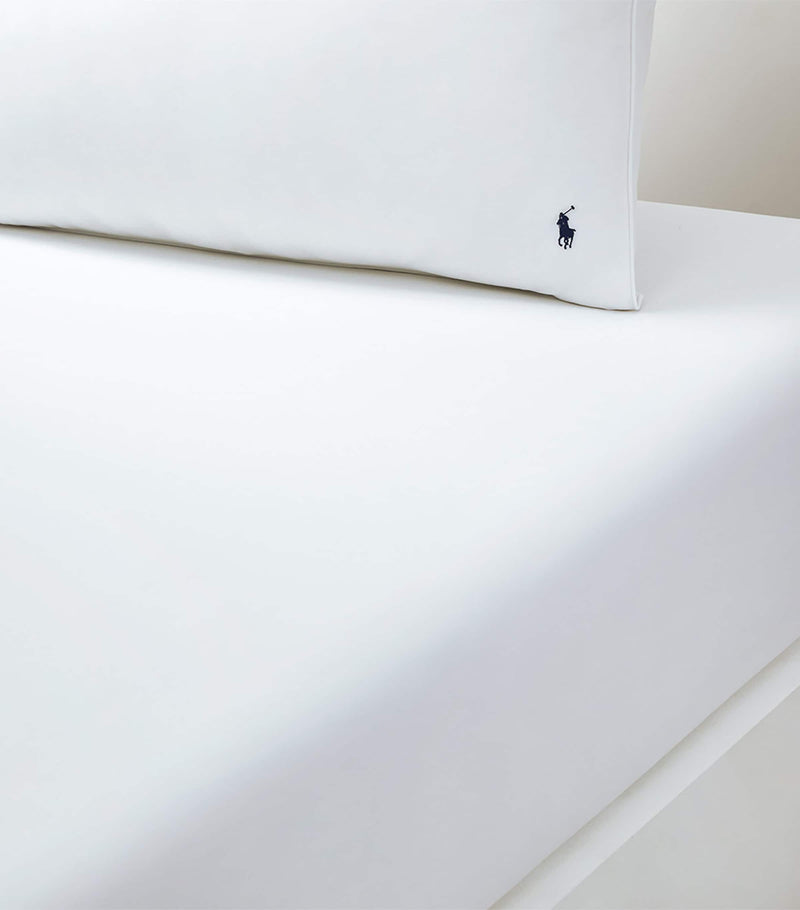 Ralph Lauren Polo Player Euro King Fitted Sheet, imported from the UK