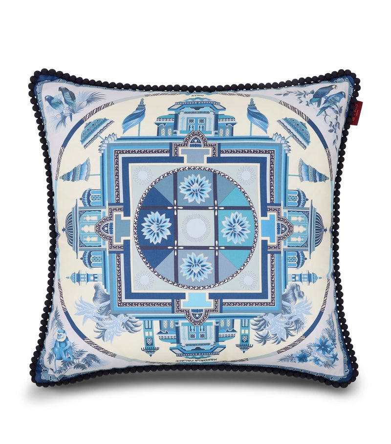 Etro mandala print Shanti cushion 45cm x 45cm, imported from the UK
