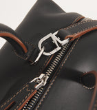 Max Mara leather satchel top-handle bag - British product