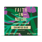 Faith in Nature Shampoo Bar Lavender Geranium 85g