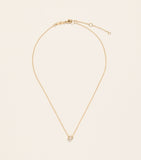 Azlee Trace Necklace yellow gold diamond 18kt, UK version