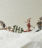 Maileg soft toy Winter Mouse Dad with skis 19cm - British product