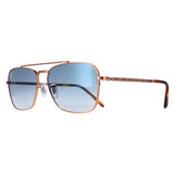 Ray-Ban New Caravan gold gradient unisex sunglasses, imported from the UK