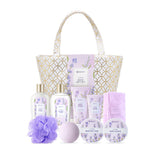 Superdrug Livingandhome Lavender Scented Spa Bath Gift Set 10 Pcs- Buy online at McGrocer