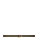 Harrods Saint Laurent Leather Monogram Belt- Buy online at McGrocer