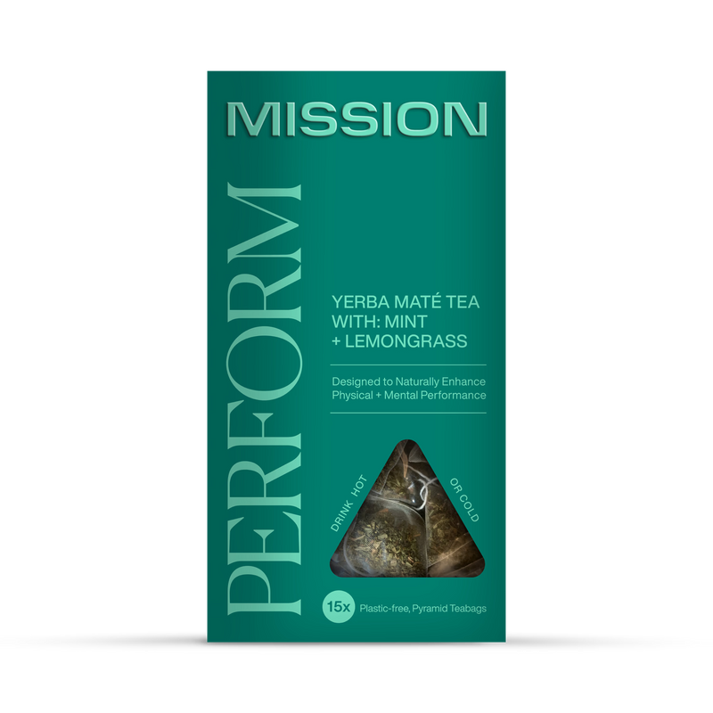 Perform yerba mate tea lemongrass and mint 15 tea bags (British brand)