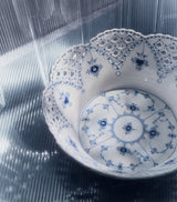 Harrods Porcelain Full Lace Fluted Fruit Bowl 23cm- Buy online at McGrocer