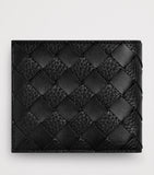 Bottega Veneta leather intrecciato bifold wallet, imported from the UK