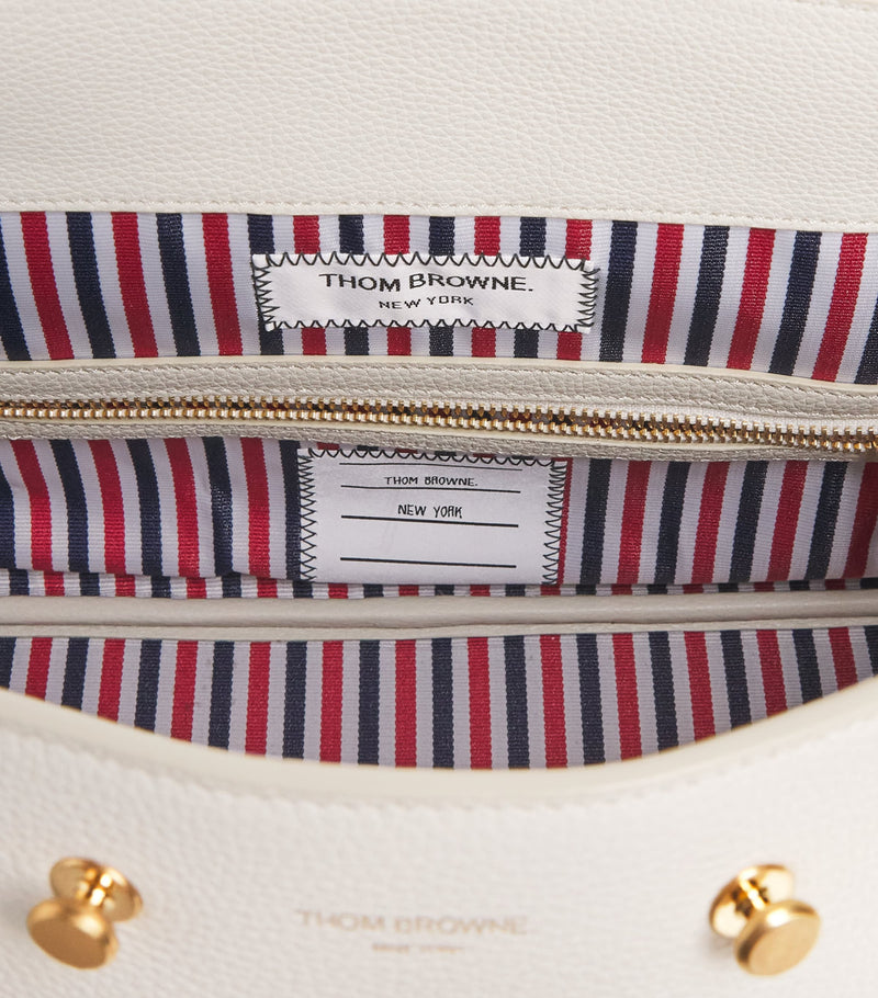 Thom Browne Bolton top-handle bag grain leather (British brand)