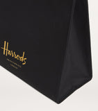 Harrods small cotton logo tote bag, UK version