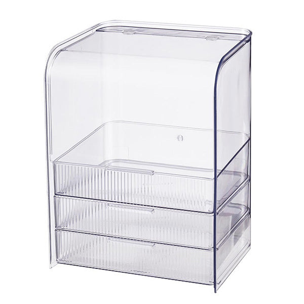 Livingandhome 3-Tier Transparent Cosmetic Organizer, UK version