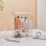 Livingandhome 3-Tier Transparent Cosmetic Organizer, UK version