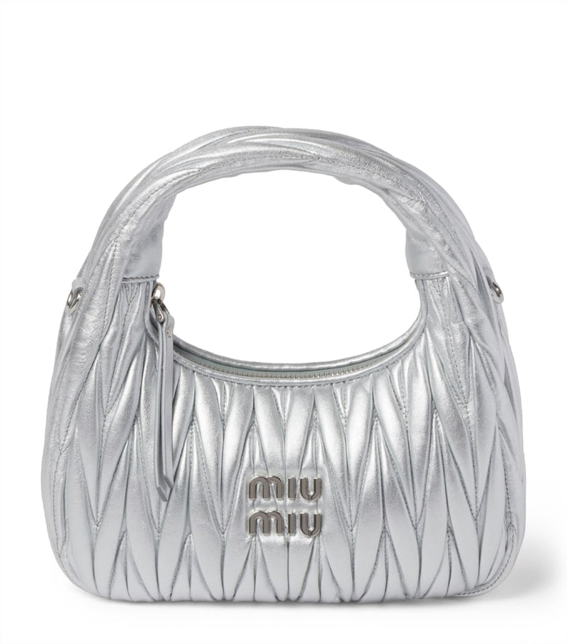 Miu Miu Matelassé Leather Wander Top-Handle Bag (British brand)