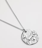 Monica Vinader Capricorn zodiac necklace sterling silver, imported from the UK