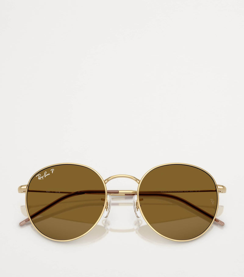 Ray-Ban Reverse round sunglasses, imported from the UK