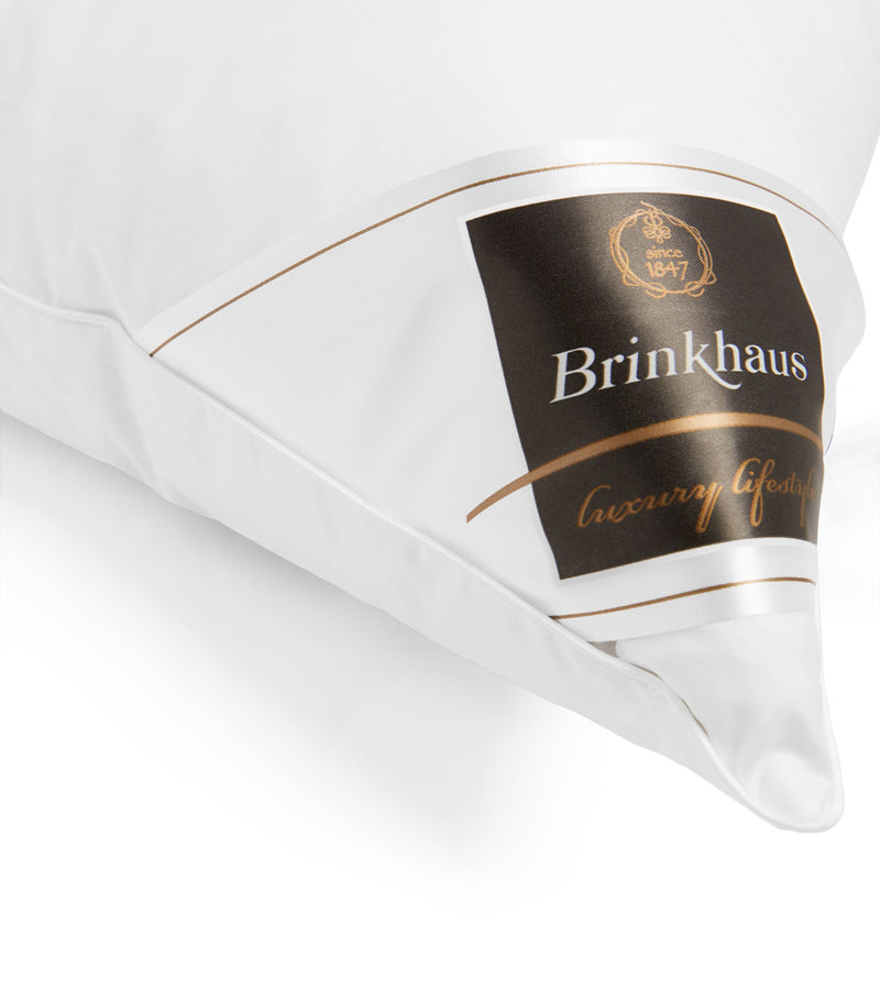 Brinkhaus firm goose down pillow 50cm x 75cm - British product