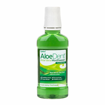 Holland & Barrett Aloe Dent Aloe Vera Mouthwash Cool Mint 250ml- Buy online at McGrocer