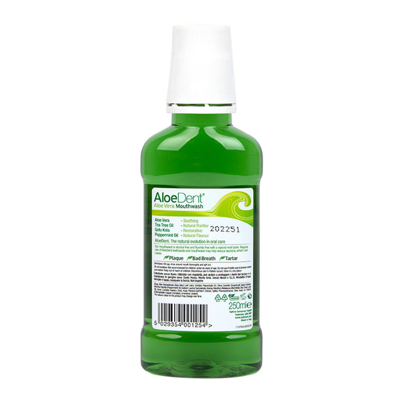 Aloe Dent Aloe Vera Mouthwash Cool Mint 250ml - British product