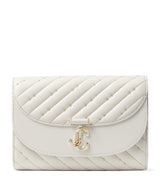 Harrods Jimmy Choo Leather Curve Clutch Bag- Buy online at McGrocer