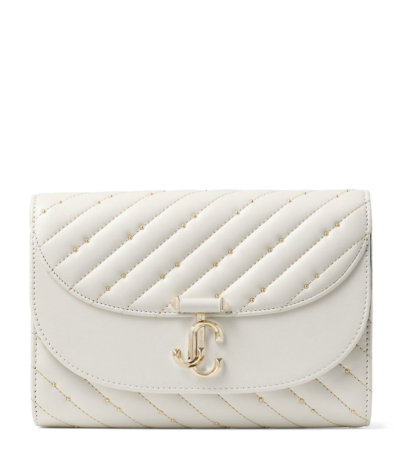 Jimmy Choo Curve leather clutch bag, imported from the UK