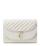 Jimmy Choo Curve leather clutch bag, imported from the UK