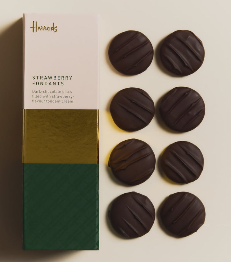 Harrods Sweet Gestures hamper with biscuits, jam, and tea - British product