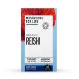 Holland & Barrett Mushrooms For Life Organic Reishi Extract Supplement 60 Capsules- Buy online at McGrocer