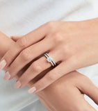 Graff platinum and diamond eternity ring, UK version