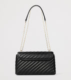 Jimmy Choo Curve cross-body bag quilted leather, imported from the UK