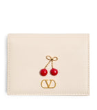 Valentino Garavani Cherryific VLogo wallet calf leather, UK version