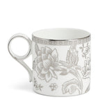 Wedgwood Silver Tonquin bone china mug (British brand)