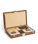 Harrods Swaine Leather-Maple Wood Chess Set- Buy online at McGrocer