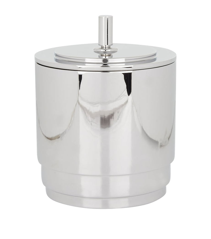 Georg Jensen Manhattan ice bucket and tongs set, UK version
