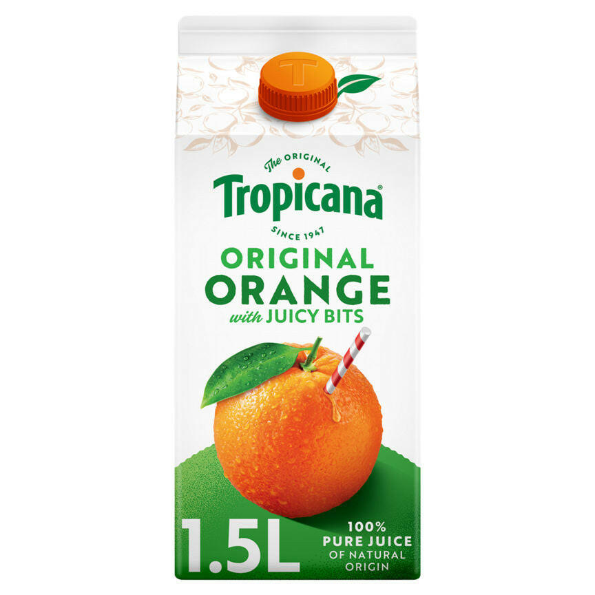 Tropicana Original Orange with Juicy Bits 1.5L GOODS ASDA