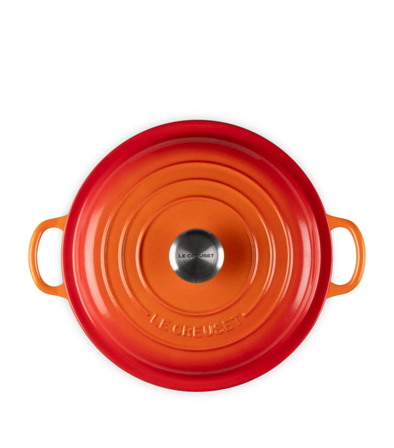 Le Creuset cast iron shallow casserole dish 22cm - British product
