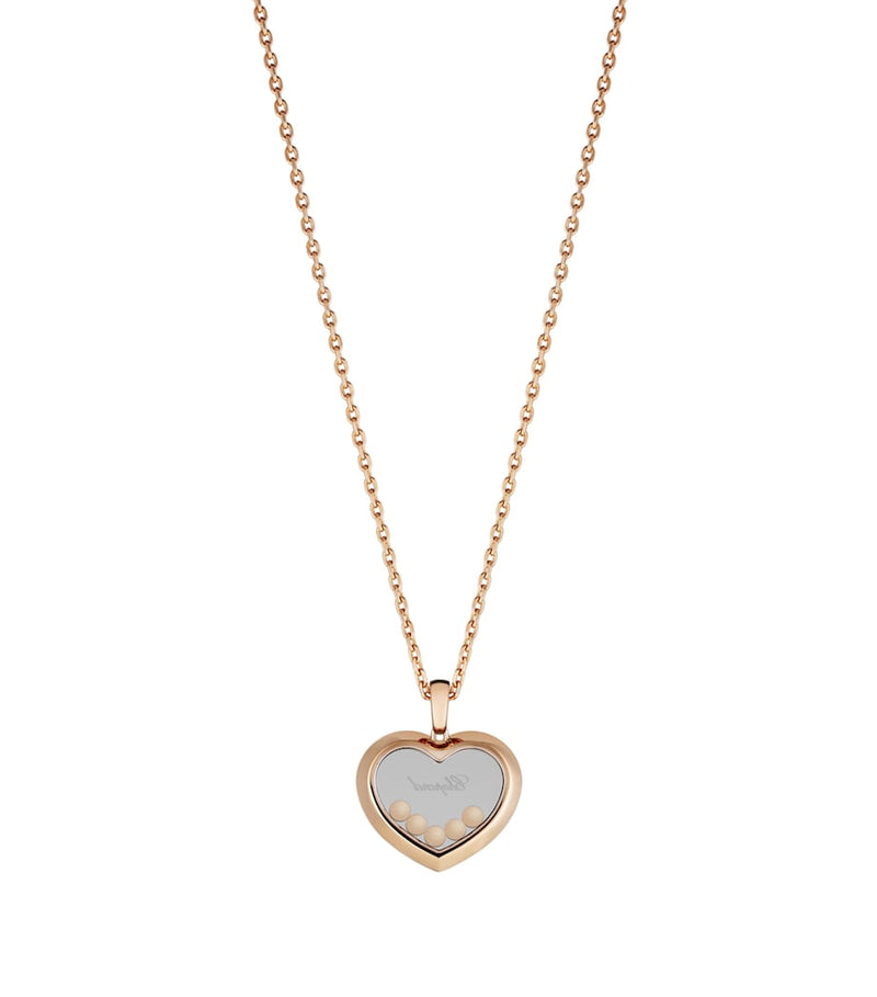Chopard Happy Diamonds rose gold pendant - British product