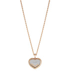 Chopard Happy Diamonds rose gold pendant - British product