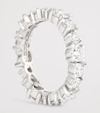 Suzanne Kalan diamond eternity ring 18kt white gold (British brand)