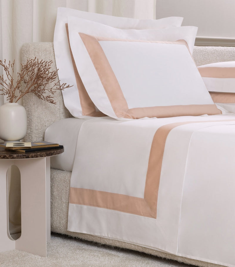 Frette Cotton Breeze border king sheet set (British brand)