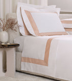 Frette Cotton Breeze border king sheet set (British brand)